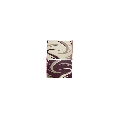 Mings Mark Reversible Mat; Swish; Burgundy/Tan; 8Ft x 11Ft SD8115